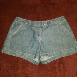 Denim shorts